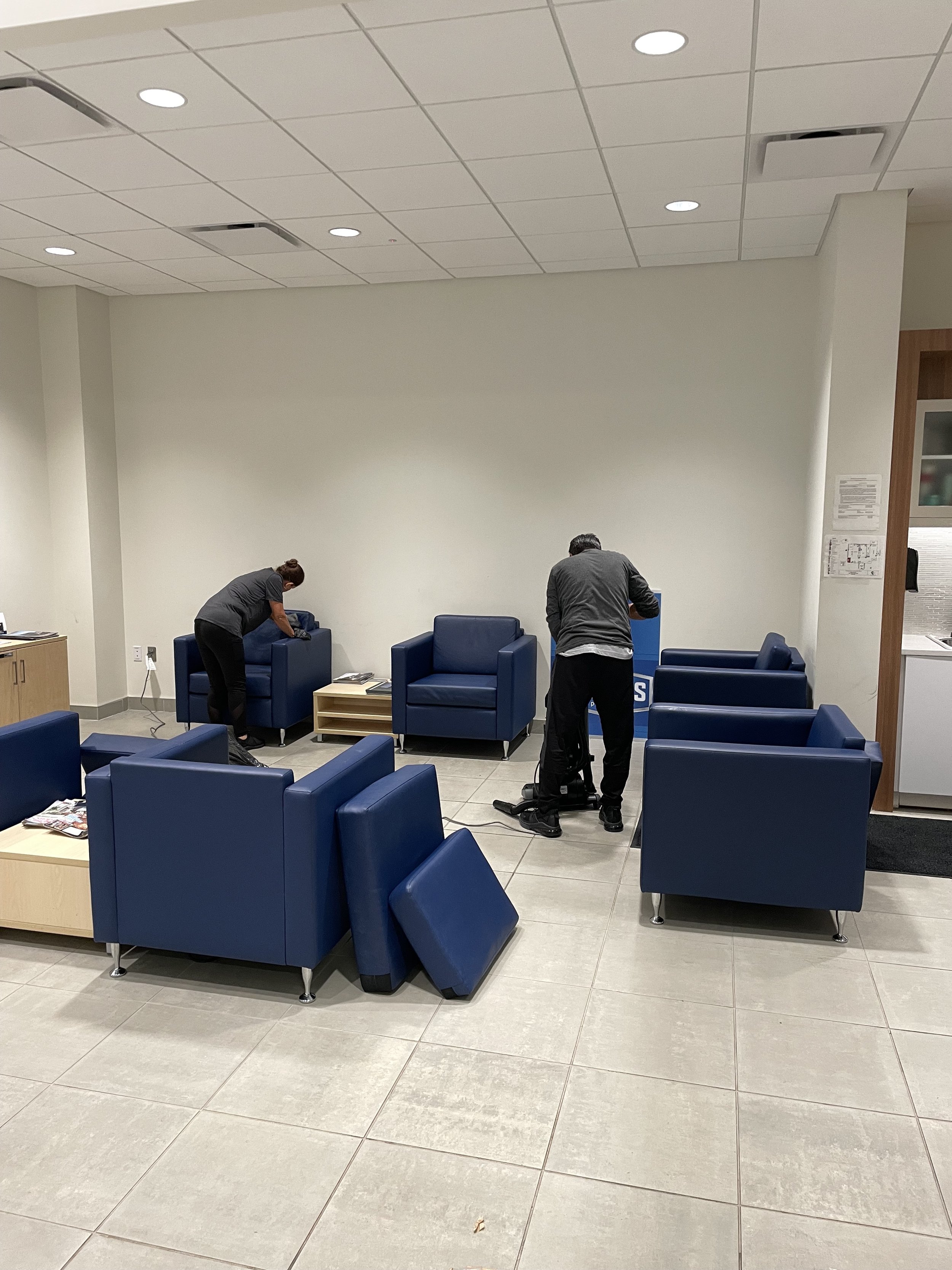 Corporate office lobby and conference rooms in Charlotte